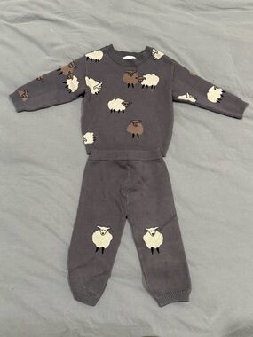 Grayson Mini sheep sweater set